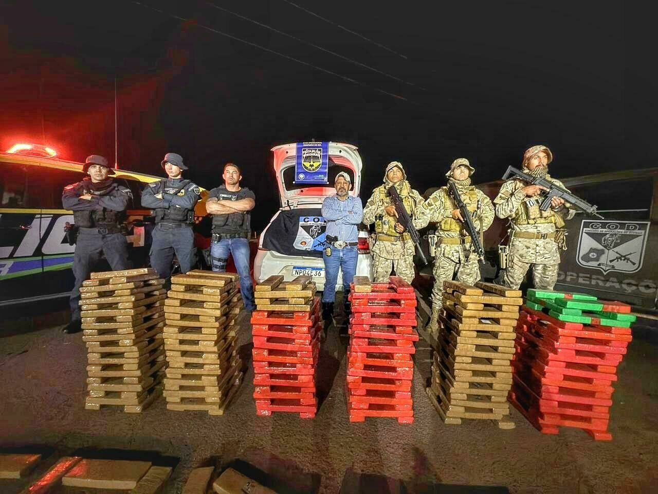 Imagem de compartilhamento para o artigo Operação integrada entre polícias de MS e GO prende traficante e apreende 274 kg de maconha em Costa Rica da MS Todo dia